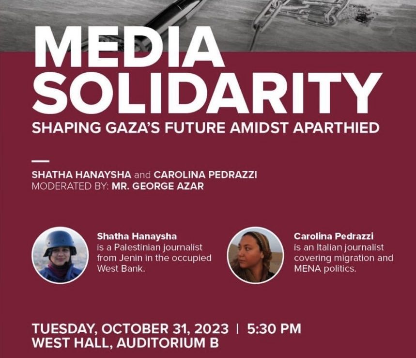 Gaza-Media Solidarity Panel